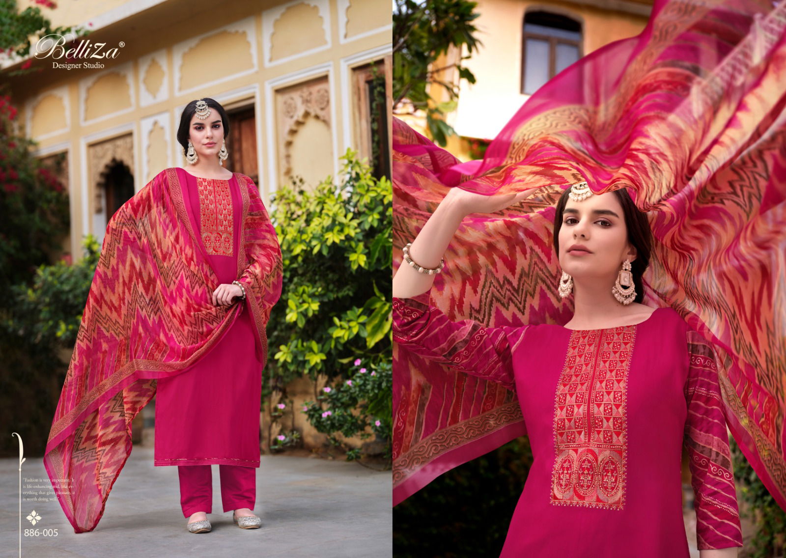 Vaani By Belliza 886-001 To 008 Rayon Printed Dress Material Wholesale Clothing Suppliers In India
